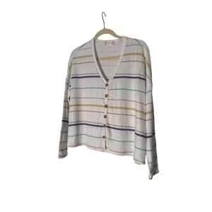 Altar'd State Stripped Crop Top Sz M